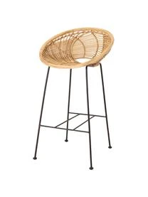 Bloomingville Rattan-Barstuhl Yonne Mit Metall-Beinen 7 Bloomingville Rattan-Barstuhl Yonne Mit Metall-Beinen – Bild 5