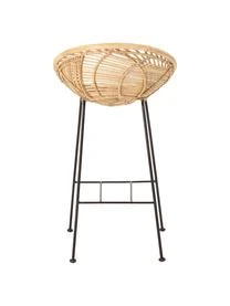 Bloomingville Rattan-Barstuhl Yonne Mit Metall-Beinen 9 Bloomingville Rattan-Barstuhl Yonne Mit Metall-Beinen – Bild 7