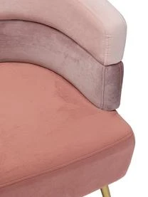 Samt-Sofa Sandwich (2-Sitzer) Im Retro-Design