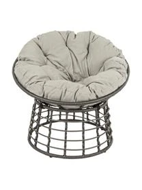 Papasansessel Molly Aus Kunststoff-Geflecht Mit Sitzkissen 5 Papasansessel Molly Aus Kunststoff-Geflecht Mit Sitzkissen – Bild 3