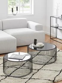 Couchtisch-Set Wire Mit Glasplatte, 2-tlg. 4 Couchtisch-Set Wire Mit Glasplatte, 2-tlg. – Bild 2