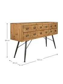 Apotheker-Sideboard Six Mit Schubladen 5 Apotheker-Sideboard Six Mit Schubladen – Bild 3