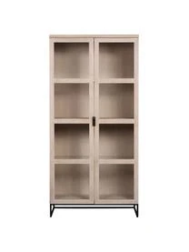 Glasvitrine Everett Mit Eichenholz-Rahmen 6 Glasvitrine Everett Mit Eichenholz-Rahmen – Bild 4