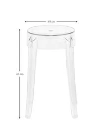 Kartell Design Hocker Charles Ghost 5 Kartell Design Hocker Charles Ghost – Bild 3
