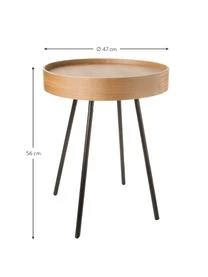 Zuiver Tablett-Tisch Oak Tray 5 Zuiver Tablett-Tisch Oak Tray – Bild 3