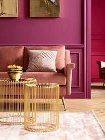 Metall-Beistelltisch 2er-Set Wire Mit Glasplatte 5 Metall-Beistelltisch 2er-Set Wire Mit Glasplatte – Bild 3