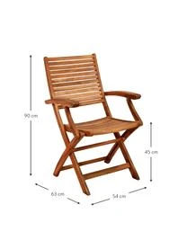 Klappstühle Somerset Mit Armlehnen Aus Holz, 2 Stück 5 Klappstühle Somerset Mit Armlehnen Aus Holz, 2 Stück – Bild 3