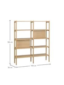 Eichenholz-Regal Holton 4 Eichenholz-Regal Holton – Bild 2