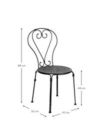 Gartenstühle Palazzo Aus Metall, 2 Stück 7 Gartenstühle Palazzo Aus Metall, 2 Stück – Bild 5