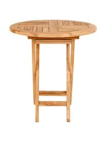 Klappbarer Gartentisch Oviedo Aus Teakholz, Ø 70 Cm 6 Klappbarer Gartentisch Oviedo Aus Teakholz, Ø 70 Cm – Bild 4