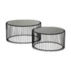 Couchtisch-Set Wire Mit Glasplatte, 2-tlg. 2 Couchtisch-Set Wire Mit Glasplatte, 2-tlg. -Westwing Now 1519283