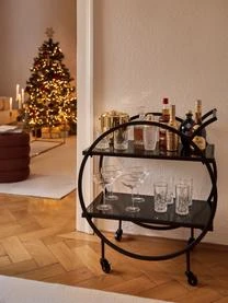 Metall-Servierwagen Loft Mit Glasplatten 4 Metall-Servierwagen Loft Mit Glasplatten – Bild 2