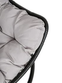 Hängesessel Amirantes Mit Kissen In Schwarz/Grau 9 Hängesessel Amirantes Mit Kissen In Schwarz/Grau – Bild 7