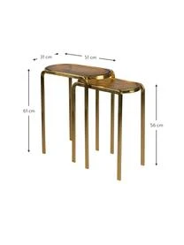 Beistelltisch-Set Bandhu Mit Antik-Finish, 2-tlg. 5 Beistelltisch-Set Bandhu Mit Antik-Finish, 2-tlg. – Bild 3