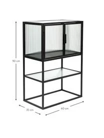 Highboard Boli Mit Rillenglas 5 Highboard Boli Mit Rillenglas – Bild 3