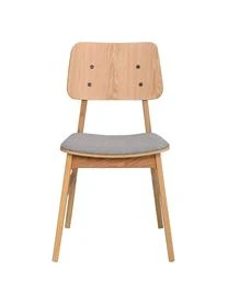 Holzstühle Nagano Mit Gepolsterter Sitzfläche, 2 Stück 6 Holzstühle Nagano Mit Gepolsterter Sitzfläche, 2 Stück – Bild 4