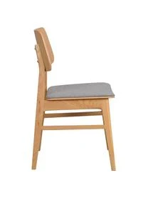 Holzstühle Nagano Mit Gepolsterter Sitzfläche, 2 Stück 7 Holzstühle Nagano Mit Gepolsterter Sitzfläche, 2 Stück – Bild 5