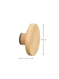 Wandhaken Milford Aus Eichenholz 5 Wandhaken Milford Aus Eichenholz – Bild 3