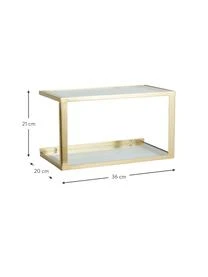 Metall-Wandregal Nera 5 Metall-Wandregal Nera – Bild 3