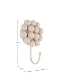 Porzellan-Wandhaken Benevento, 2 Stück 6 Porzellan-Wandhaken Benevento, 2 Stück – Bild 4