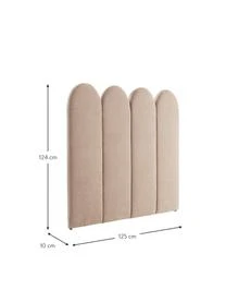 Gepolstertes Chenille-Kopfteil Miami 5 Gepolstertes Chenille-Kopfteil Miami – Bild 3