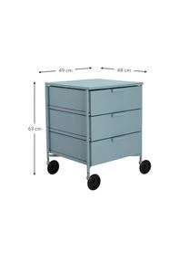 Kartell Rollcontainer Mobil Mit 3 Schubladen 5 Kartell Rollcontainer Mobil Mit 3 Schubladen – Bild 3