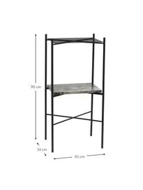 Metall-Konsole Niche Mit Marmor 4 Metall-Konsole Niche Mit Marmor – Bild 2