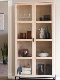 Glasvitrine Everett Mit Eichenholz-Rahmen 7 Glasvitrine Everett Mit Eichenholz-Rahmen – Bild 5