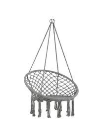 Hängesessel Bang In Grau Mit Fransen