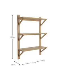 Wandregal Triarch Aus Eichenholz 5 Wandregal Triarch Aus Eichenholz – Bild 3