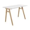 Schreibtisch Vojens Mit Weißer Tischplatte
