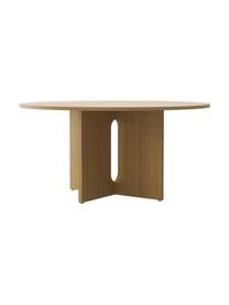 Menu Runder Esstisch Androgyne Mit Eichenfurnier, Verschiedene Größen 3 Menu Runder Esstisch Androgyne Mit Eichenfurnier, Verschiedene Größen