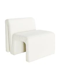 Bouclé-Loungesessel Odette