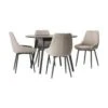 Esstisch Yumi Mit Polsterstühlen, 5-tlg. 1 Esstisch Yumi Mit Polsterstühlen, 5-tlg. -Westwing Now 1691134