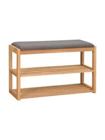 Sitzbank Confetti Mit Schuhregal Aus Eichenholz