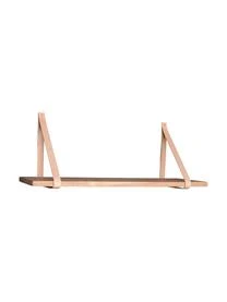 Wandregal Forno Aus Eichenholz Mit Leder-Halterung 3 Wandregal Forno Aus Eichenholz Mit Leder-Halterung