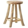 Hocker Badia Aus Teakholz